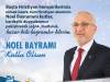 BAŞKAN TOSYALI’DAN NOEL BAYRAMI MESAJI