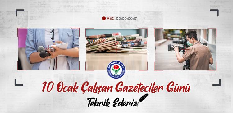 İNSANLARI DOĞRUDAN MAHRUM, YALANA MAHKÛM ETMEYEN GAZETECİLERİN GÜNÜNÜ TEBRİK EDİYORUZ