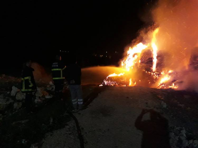 YANGIN 7 SAATLİK ÇALIŞMA SONUCU KONTROL ALTINA ALINDI FABRİKADAKİ YANGINA HBB İTFAİYESİNDEN ANINDA MÜDAHALE