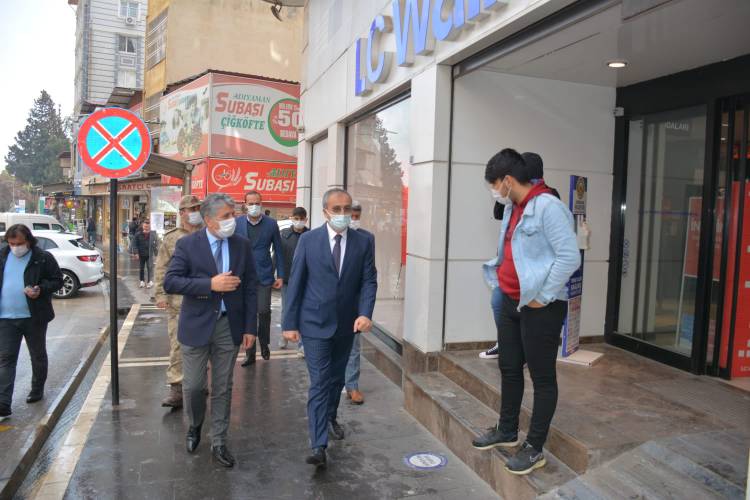 KAYMAKAM ARSLAN VE BAŞKAN YAVUZ DENETİM ÇALIŞMALARI YAPTI