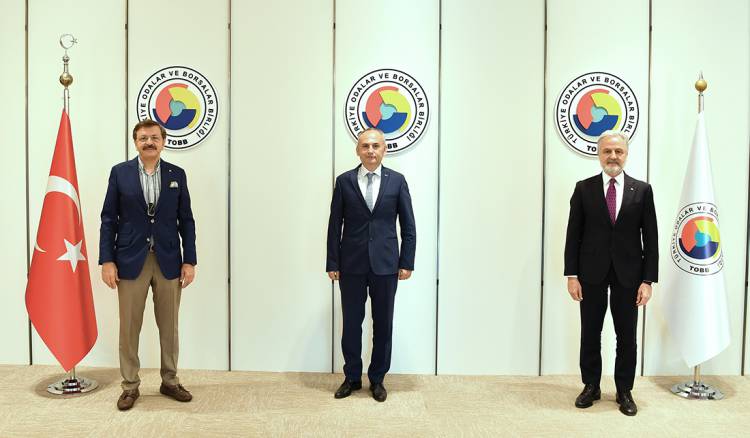 TOBB Başkanı Hisarcıklıoğluna Anlamlı Ziyaret