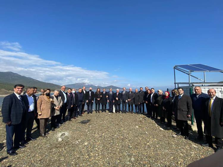 AK PARTİ HEYETİ’NDEN TAHTAKÖPRÜ BARAJINA İNCELEME