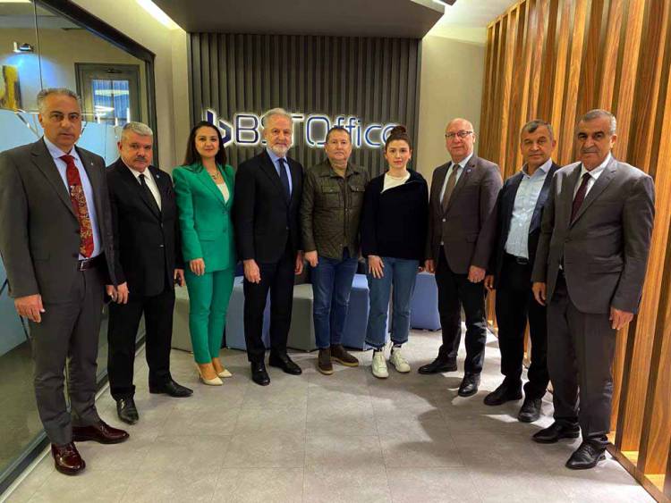 İTSO Yönetiminden İş İnsanı Mustafa Baştuğ’a Ziyaret